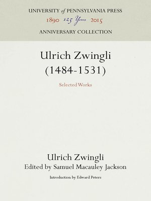 cover image of Ulrich Zwingli (1484-1531)